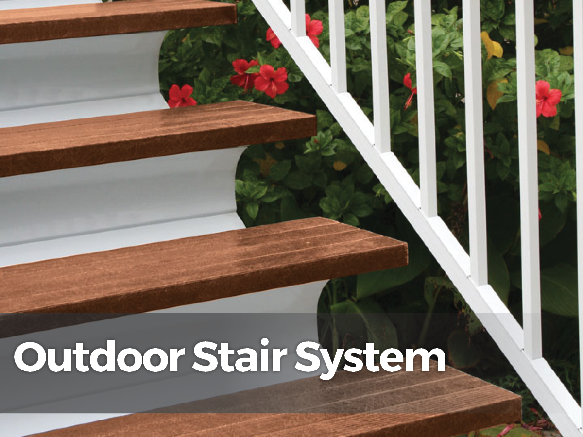 Outdoor stair system