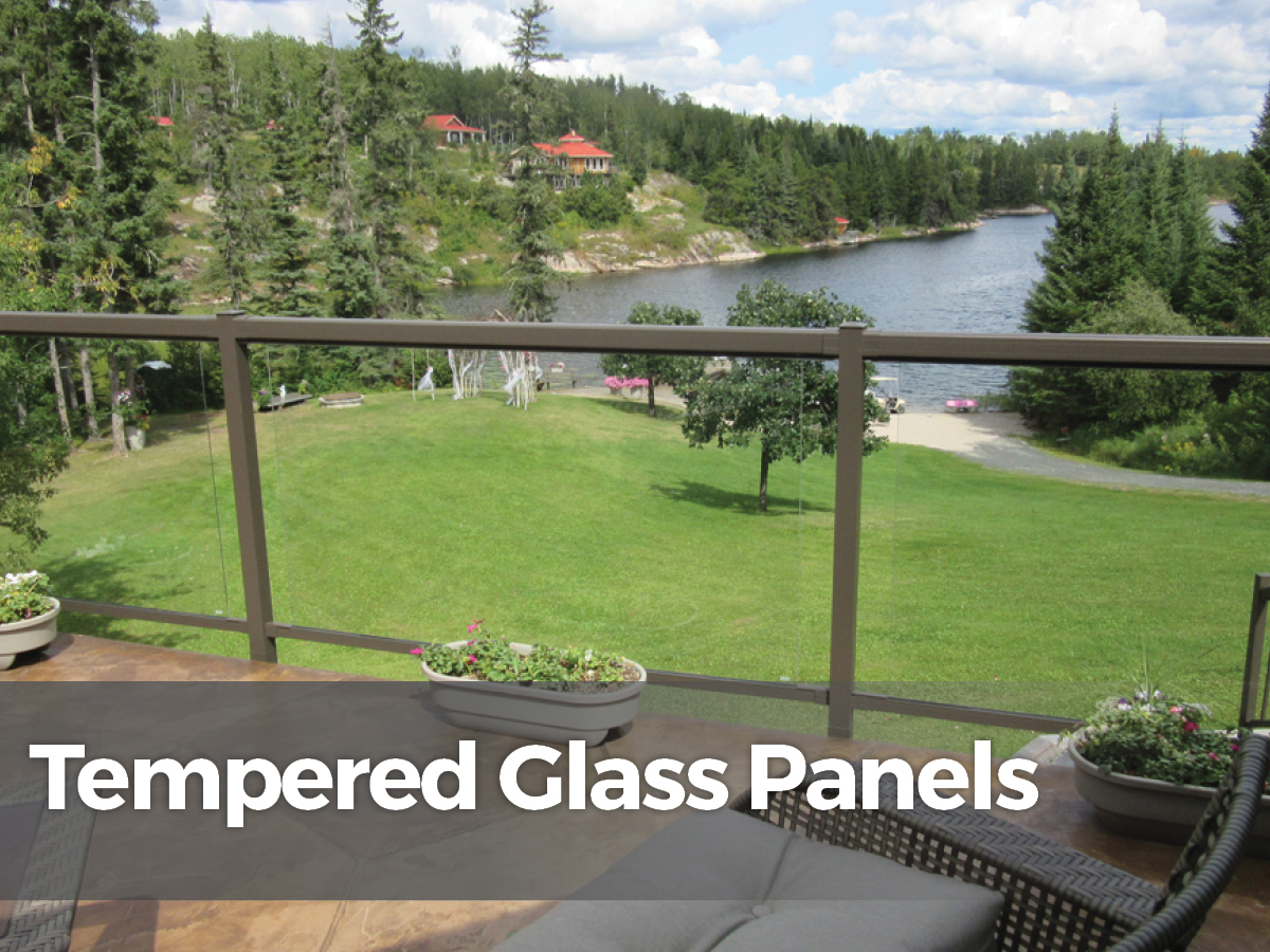 Tempered glass panels