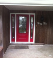 Entrance door installed by Eastern Siding Systems & Window World